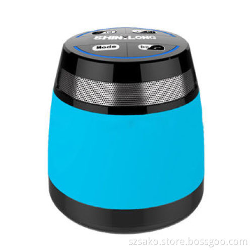Wireless Mini Bluetooth Speaker, Portable and Voice Reminder Function and Radio